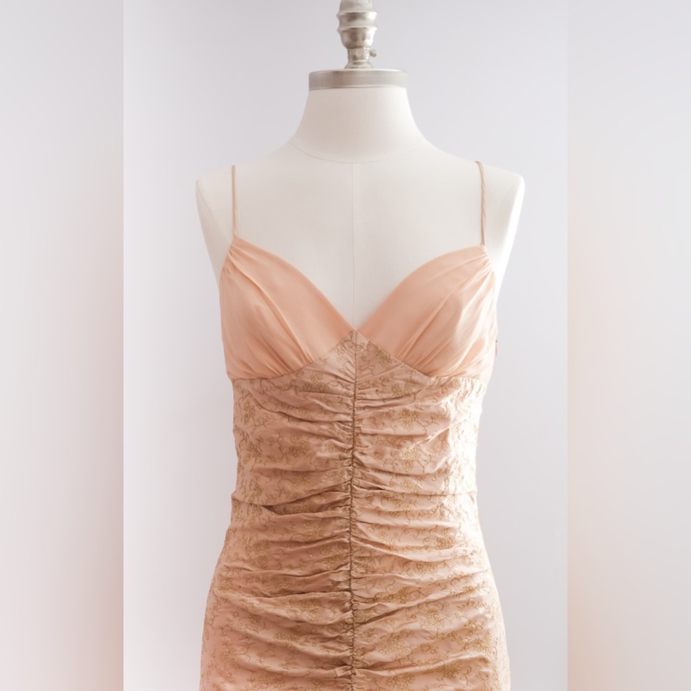 Vintage Betsey Johnson Y2K Silk Midi Dress - Picture 12 of 14